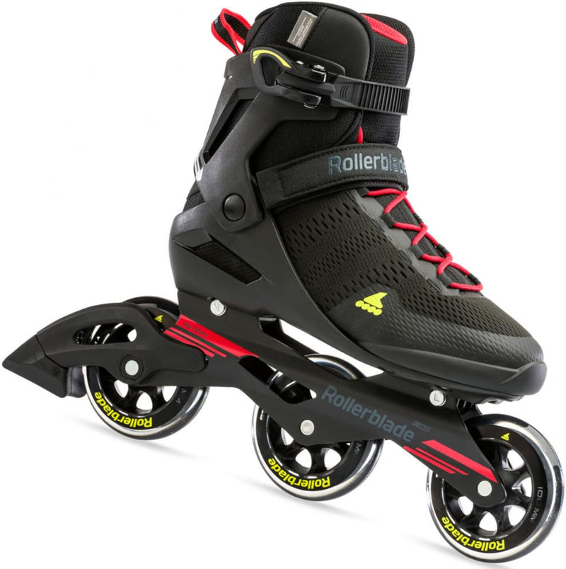 Rollerblade Herren Sirio 100 3wd Inlineskate 285 Black/Red, 285 Black/Red