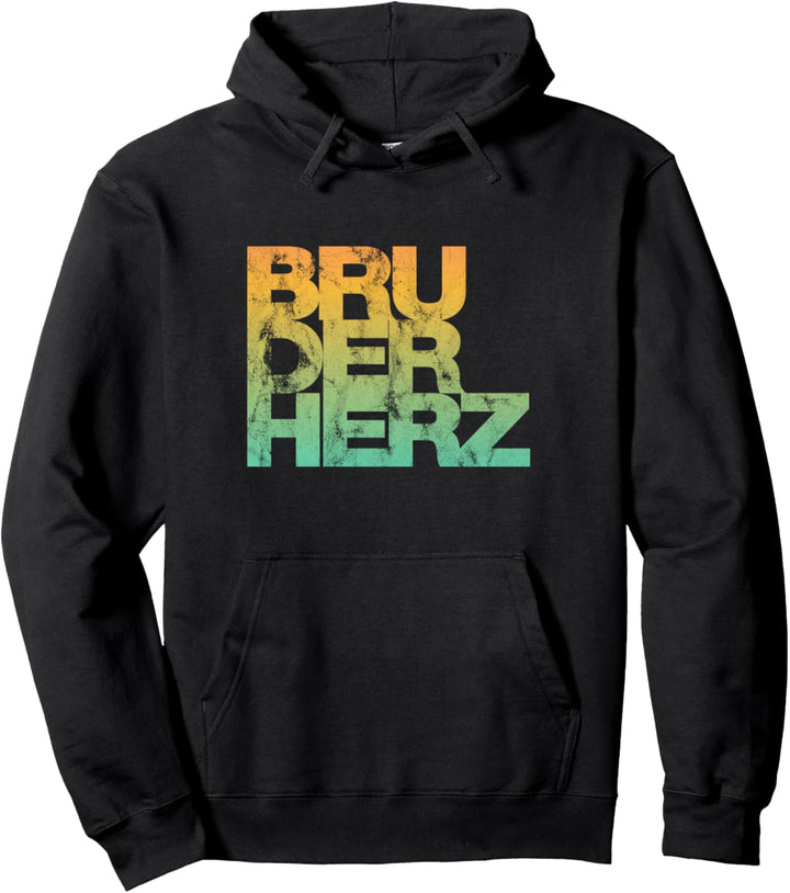 Schöne Idee für deinen Bruder. BRUDERHERZ Pullover Hoodie
