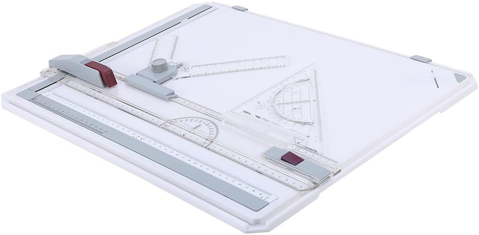 Ejoyous Multifunktions-Zeichenbrett-Werkzeug, A3-Leuchtkasten-Zeichenblock A3-Zeichenbrett-Set LICHT
