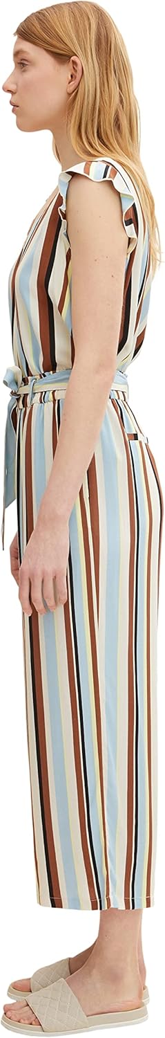 TOM TAILOR Denim Damen Culotte mit Streifen, XS