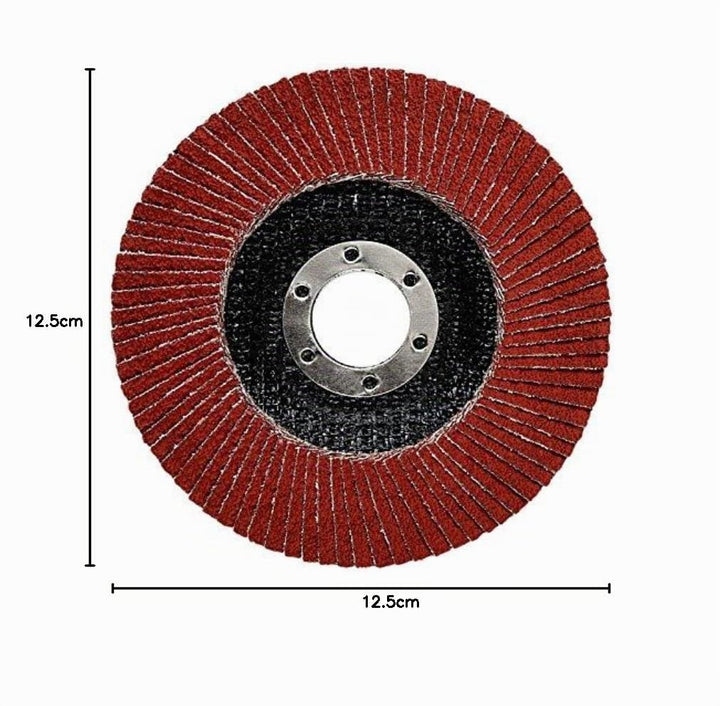 3M 51483 Cubitron II Fächerschleifscheibe 969F, 60+, flach, 125 mm, 22,23 mm (10-er Pack) 125mm 60+