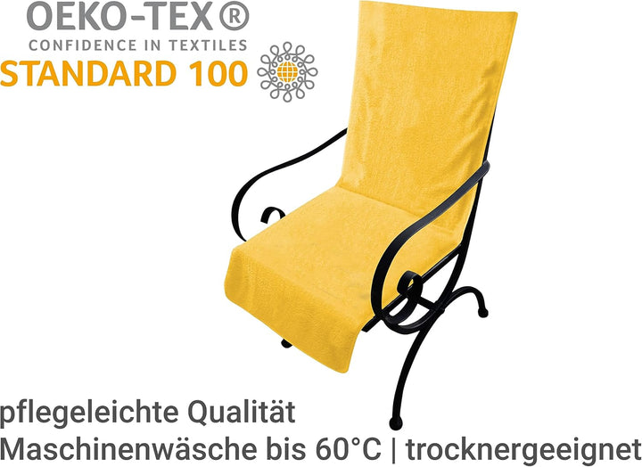 Dyckhoff Doppelpack Schonbezüge für Gartenstuhl & Gartenliege 277.297, Gartenstuhl (60 x 130 cm), ge