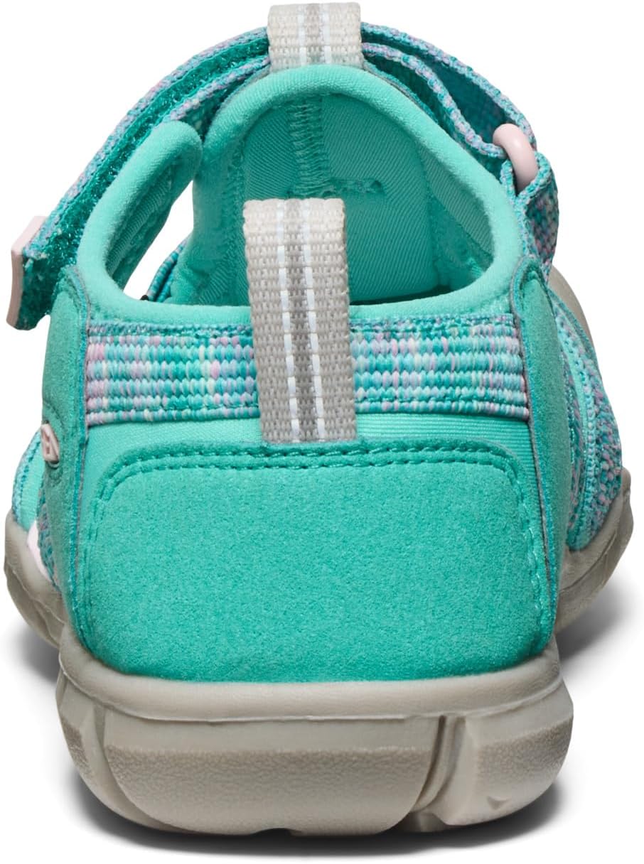 KEEN Unisex-Kinder Seacamp 2 Sandalen 32 EU Bright Aqua Giggle Pink, 32 EU Bright Aqua Giggle Pink