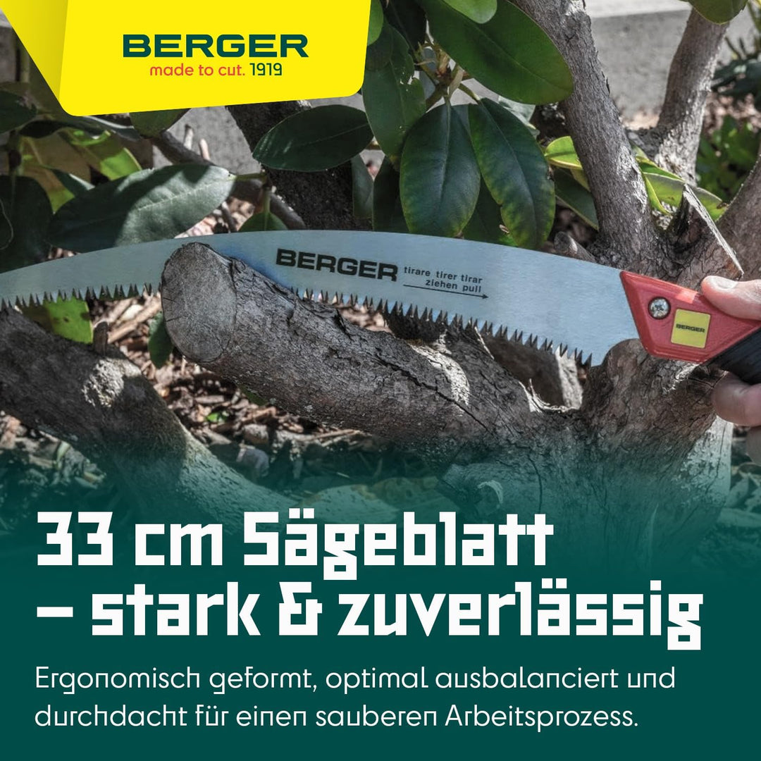Berger Sägeblatt 96850 für Astsäge 64850, Länge: 33 cm Original Ersatzteil Ersatzsägeblatt 33 cm, Er