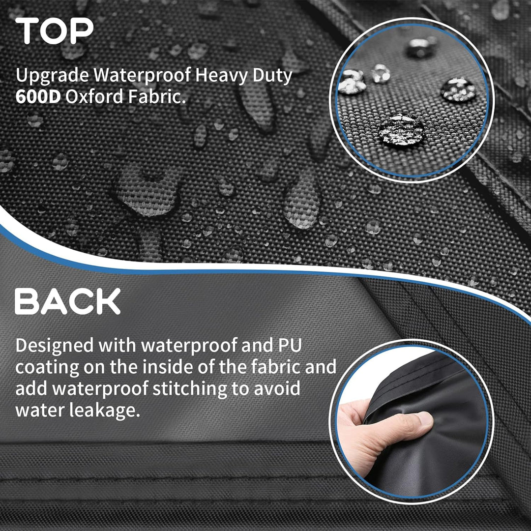 GARPROVM Abdeckung für Gartenmöbel, Abdeckplane, Plane für Balkonmöbel Loungemöbel Wasserdicht Anti-