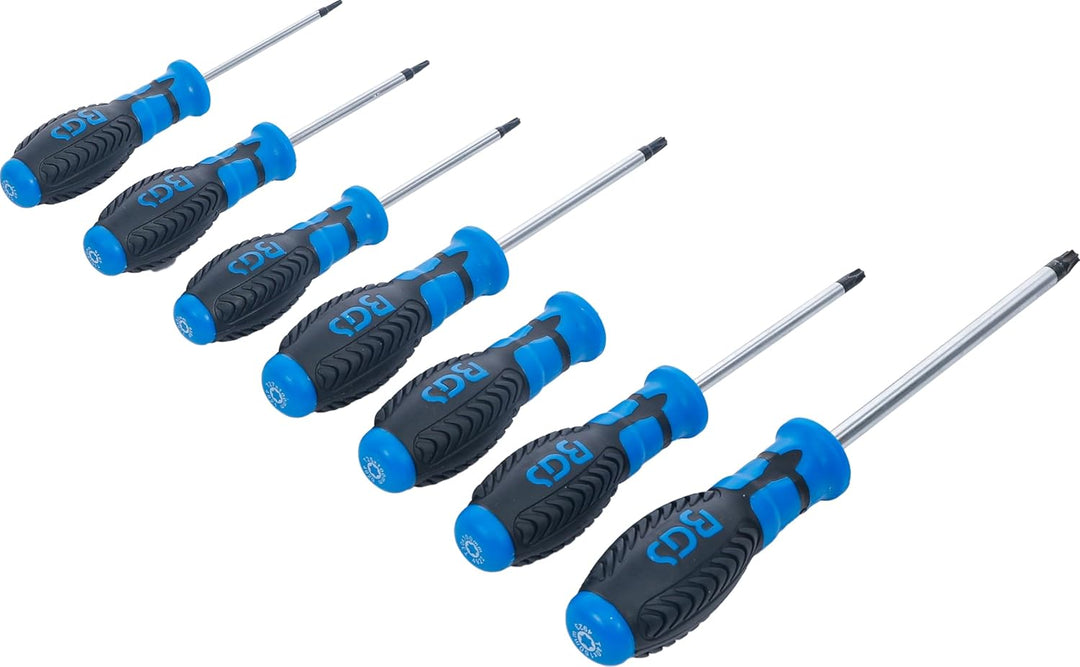 BGS 7846 | Schraubendreher-Satz | T-Profil (für Torx) | T10 - T40 | 7-tlg. 7-tlg. | T-Profil (für To