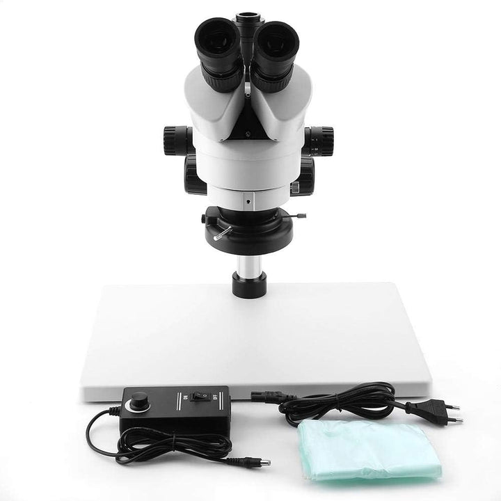 Bewinner 3,5X-90X Vergrösserung kontinuierliche Zoom Stereo Mikroskop, 0,7X-4,5X Zoom Objektiv,Trino