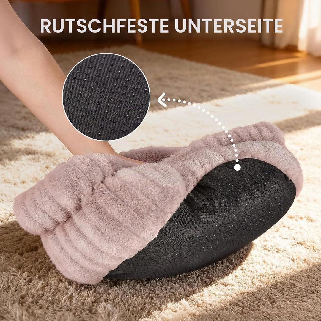 EDMIENS Katzenbett, Waschbar Indoor Katzenbett Flauschig, Rund Katzenkissen, zweiseitig Innenkissen