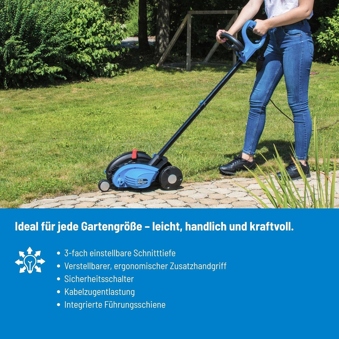 Güde Rasenkantenschneider GRKS 1400 (1200 W, 3-fach einstellbare Schnitttiefe (-13 / -25 / -38 mm),