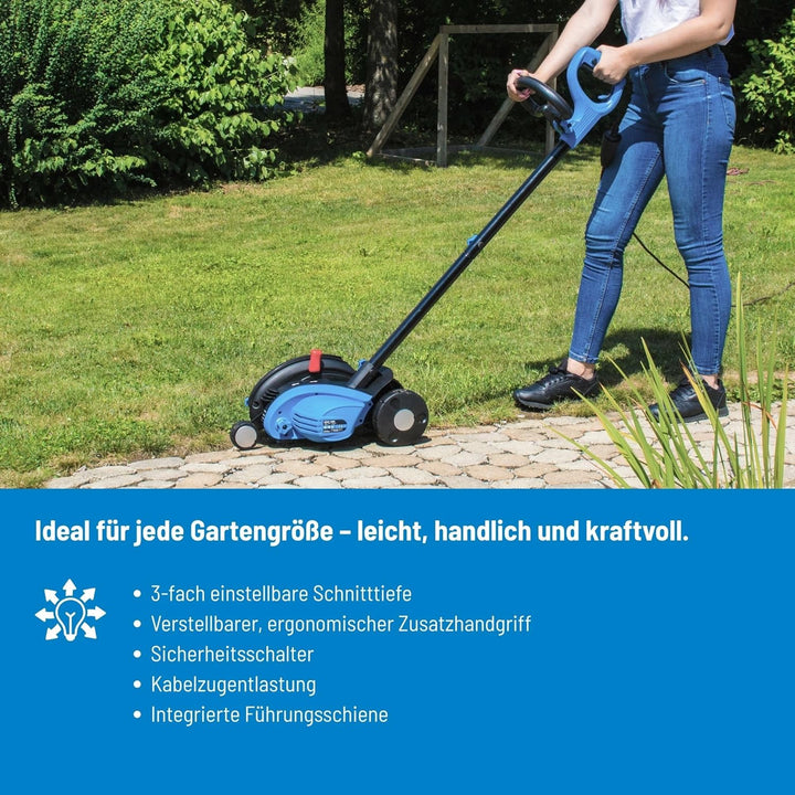 Güde Rasenkantenschneider GRKS 1400 (1200 W, 3-fach einstellbare Schnitttiefe (-13 / -25 / -38 mm),