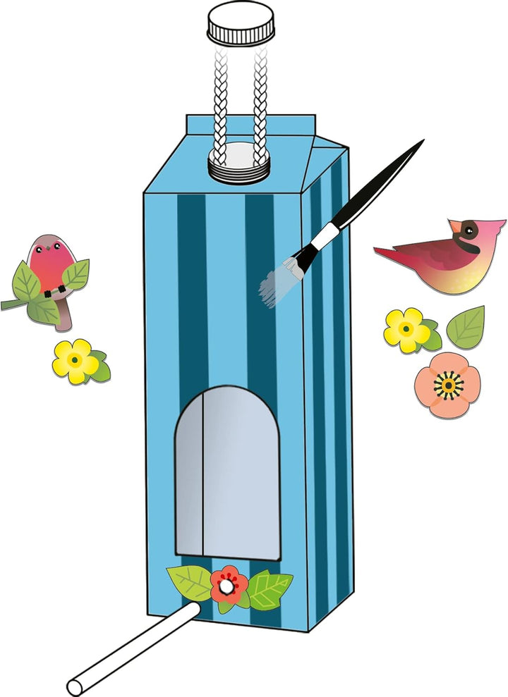 Ravensburger EcoCreate 18143 - Helping Birds & Bees - DIY Bastelset für Kinder ab 6 Jahren - Geburts