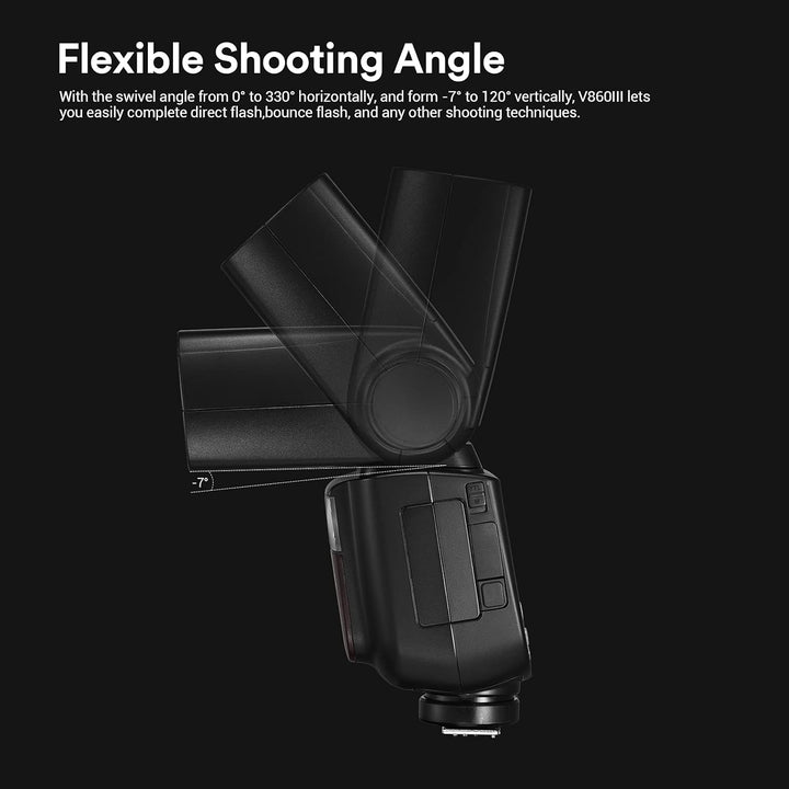 Godox V860III-N TTL 2.4G GN60 HSS 1/8000s Blitzgerät, 10-Speed Adjustable Modeling Light mit 7.2V/26