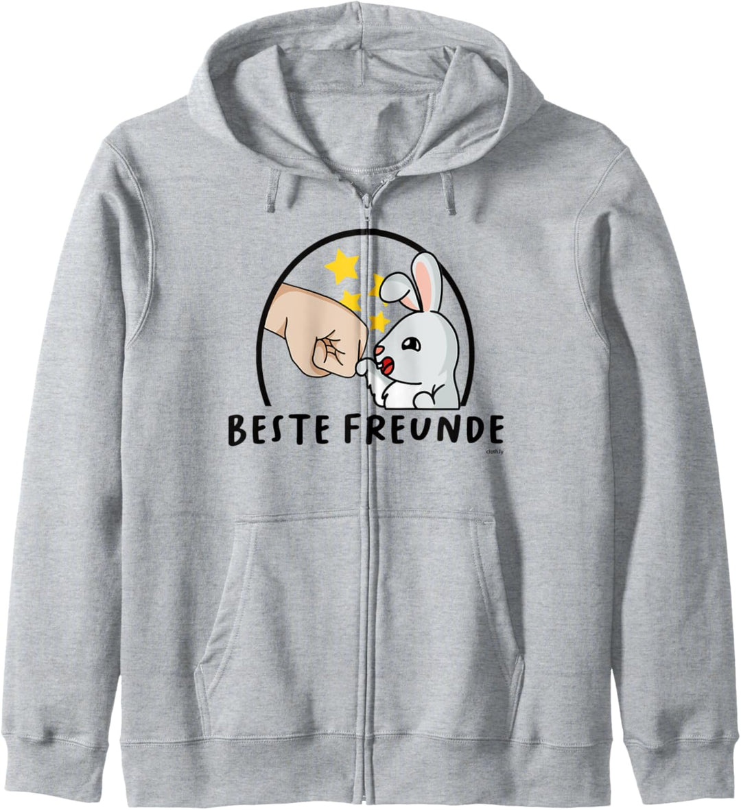 Beste Freunde Hase Kaninchen Geschenk Zwergkaninchen Kapuzenjacke