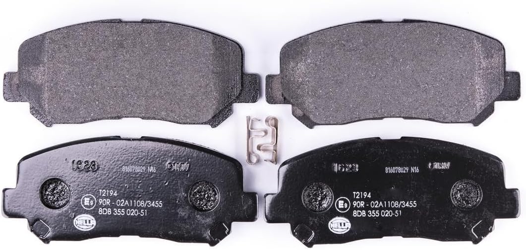 HELLA PAGID 8DB 355 020-511 Bremsbelagsatz - T2194 - Dicke/Stärke: 15.8mm - Bremssystem: Akebono - i