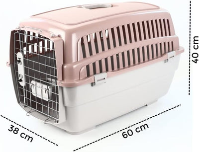 Transportbox IATA Flugbox Flugzeug Transport Auto Box Hunde Katzen Gr. L