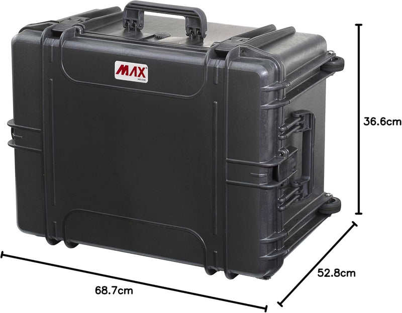 Max MAX620H340S IP67, wasserdicht, strapazierfähig, wasser- und Materialaufnahmen mit Flight Case Ha