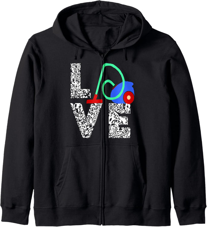 Staubsauger Hausfrau Reinigung Putzfee Hausmeister Kapuzenjacke