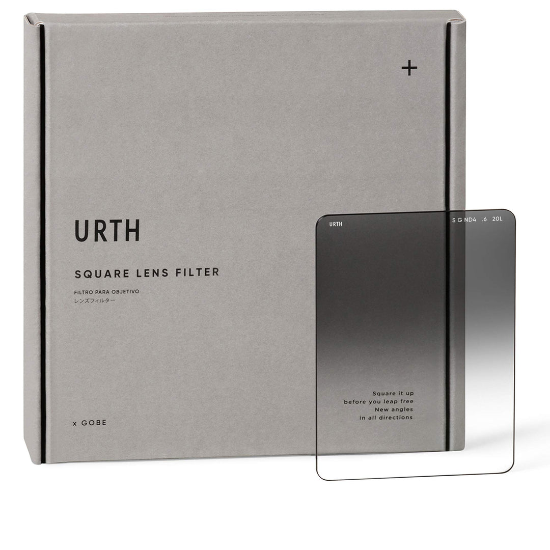 Urth 75 x 100mm Grauverlaufsfilter Soft ND4 (2 Stop) GND Filter (Plus+), ND4