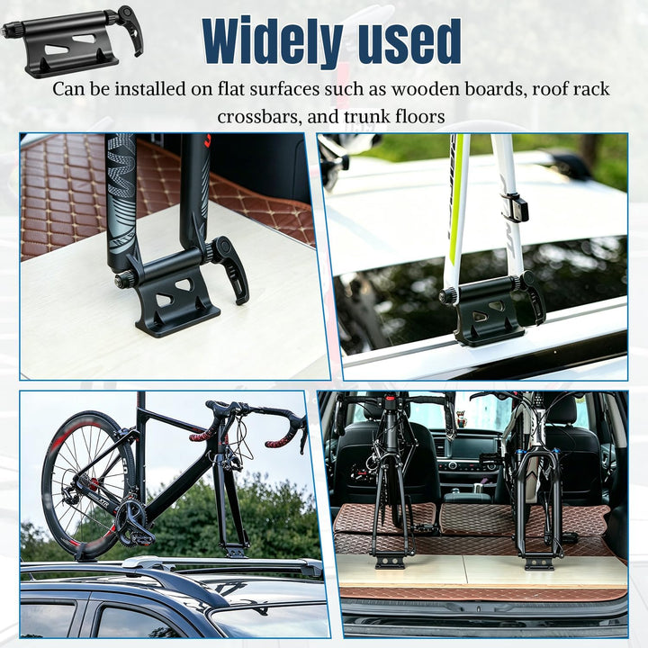 1 Stück Fahrrad Gabelhalterung Aluminium passend als Fahrrad Dachträger Zubehör für 9mm Schnellspann