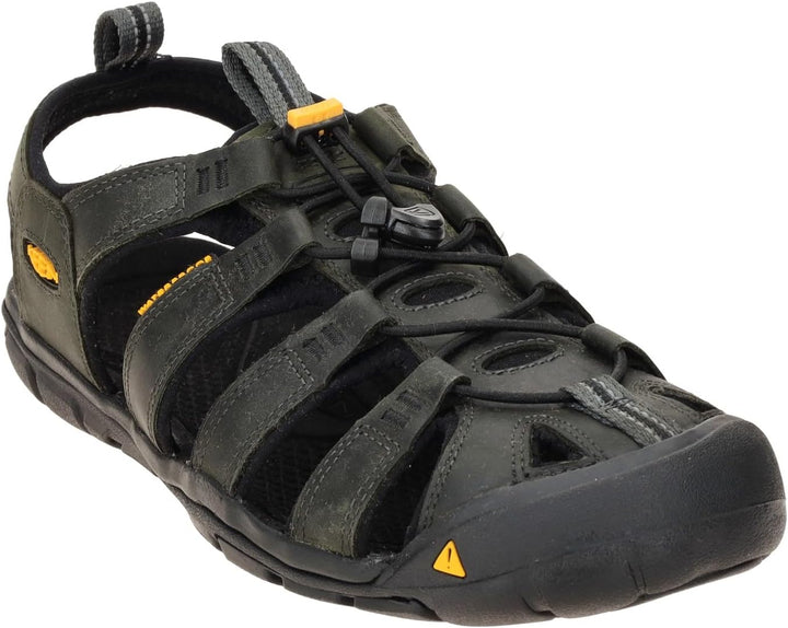 KEEN Clearwater CNX Herren Sandalen 44 EU Magnet Black Leder, 44 EU Magnet Black Leder