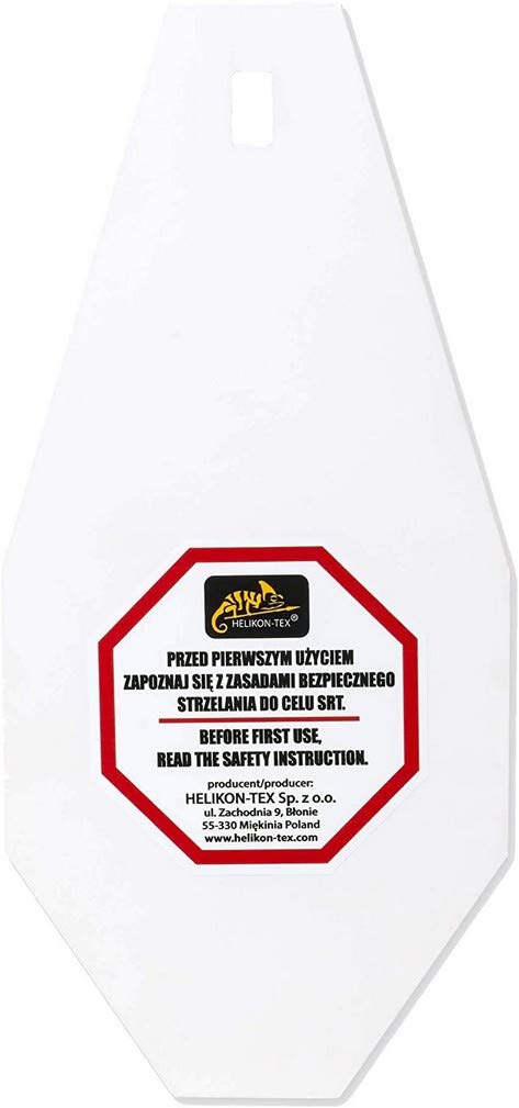 Helikon-Tex SRT Mini Alpha Target IPSC Stahl Ziel Schützensport Range - weiss