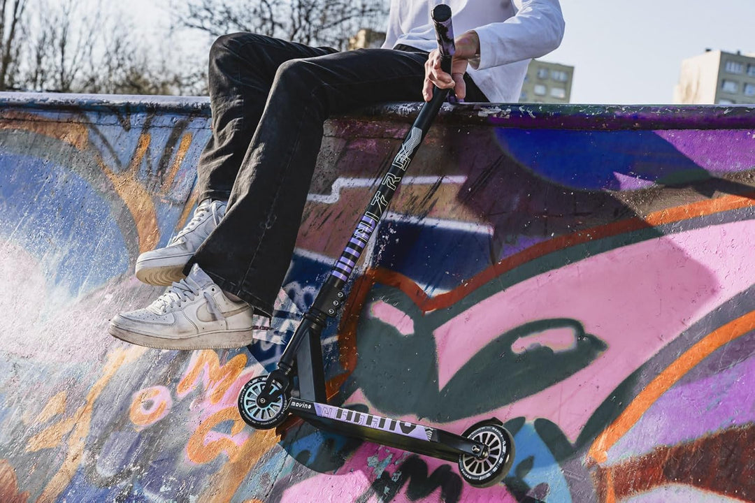 Movino Nitro Stunt Scooter Roller Professioneller Freestyle Trick Scooter für Jugendliche & Erwachse