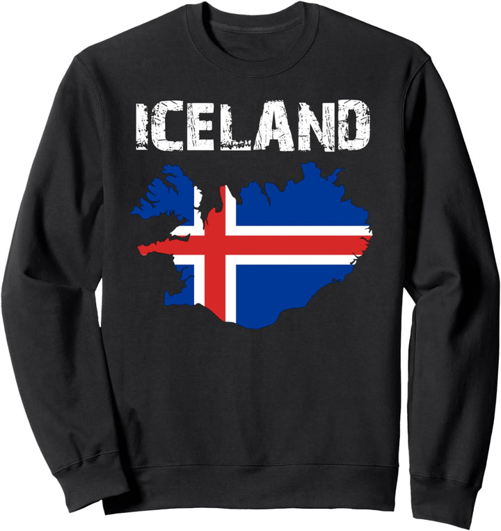 T-Shirt mit Island-Flagge Sweatshirt