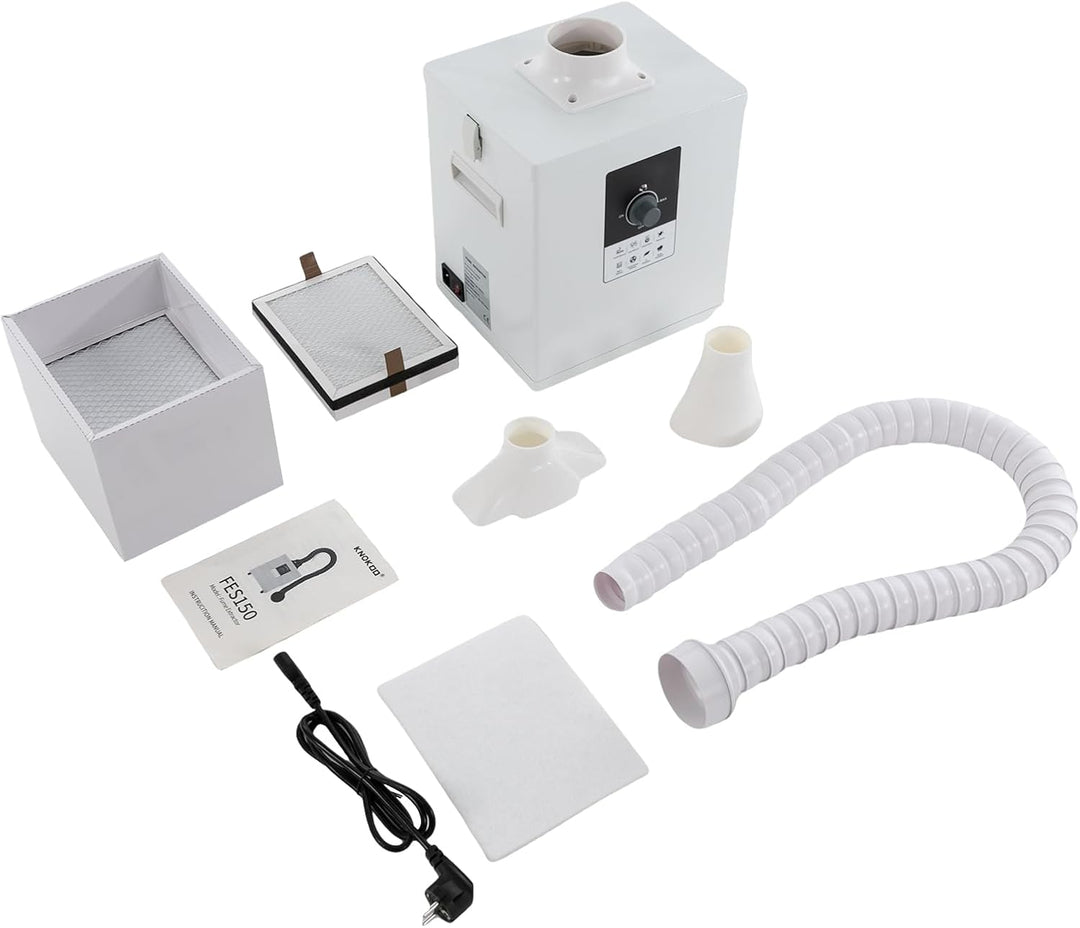 Lötrauchabsorber - Leistungsstarke 258m³/h 150W Absaugung, geräuscharmes, 3-stufiges Filtersystem mi