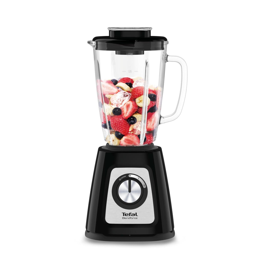Tefal BL435831 BL4358 Standmixer, Glas, 1.75 liters, Schwarz
