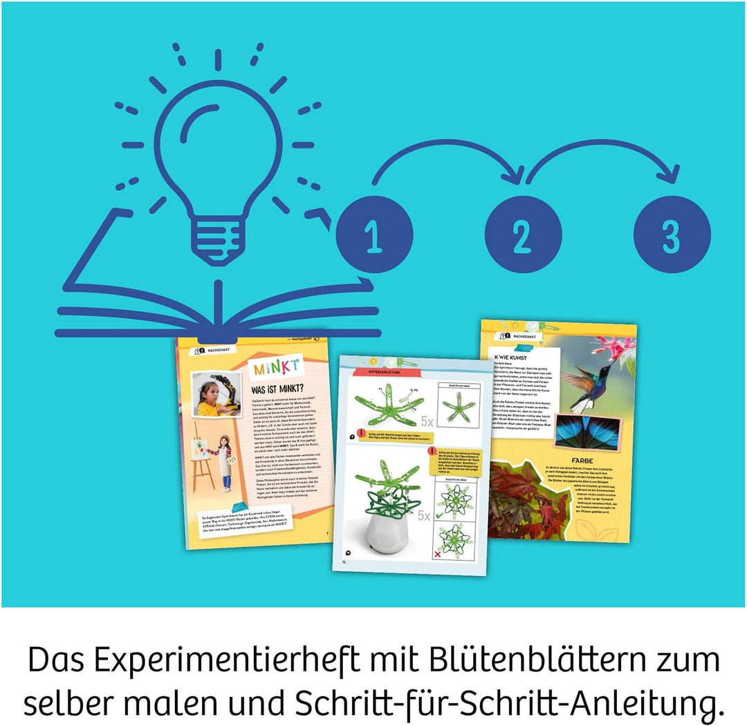 KOSMOS Robotic Flower 621230 Entdecke den Zauber der Technik mit Blumen und Botanicals, gestalte kre