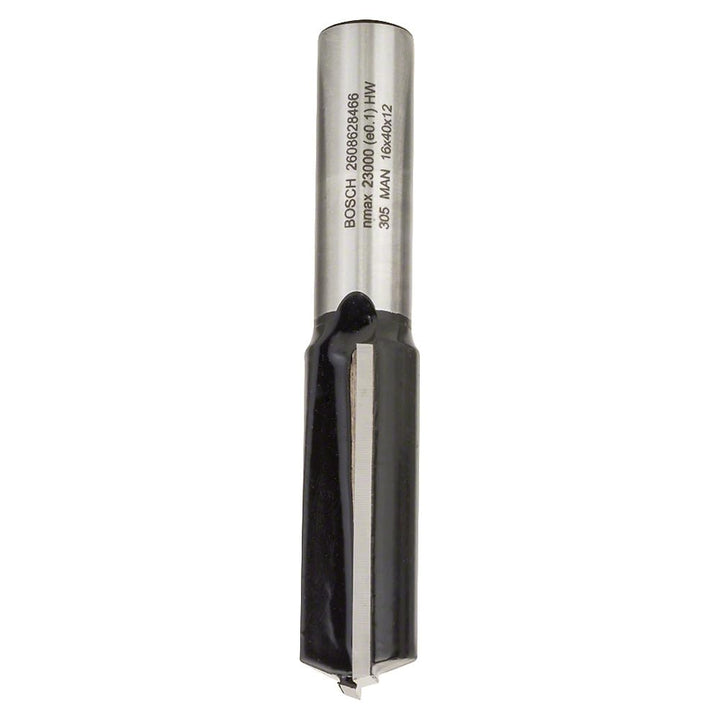 Bosch Professional Zubehör 2 608 628 466 Nutfräser 12 mm, D1 16 mm, L 40 mm, G 81 mm, 2608628466 12m