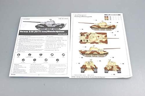 Trumpeter 01536 Modellbausatz German E-50 (50-75 tons)/Standardpanzer