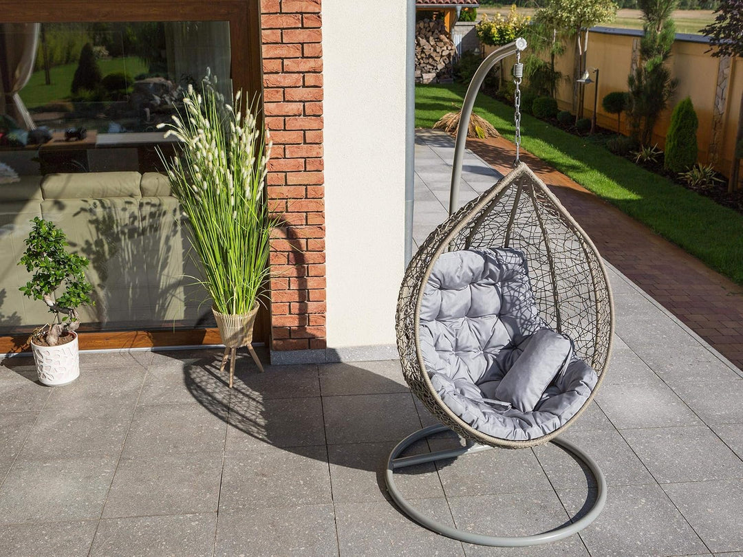 PillowPrim Hängesessel Kissen, Auflage für Polyrattan/Rattan Hängeschaukel, Polster, Hängekorb, Scha