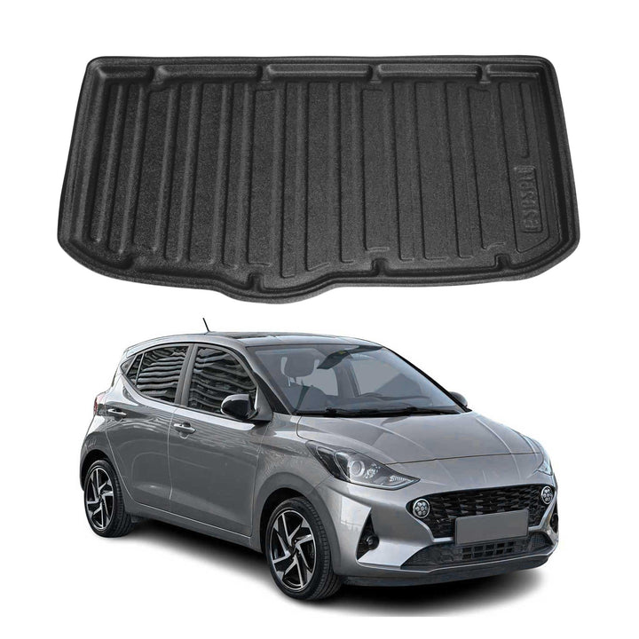 OMAC Kofferraumwanne Laderaumwanne kompatibel mit Hyundai i10 AC3 2021-2025 Gummi TPE Schwarz