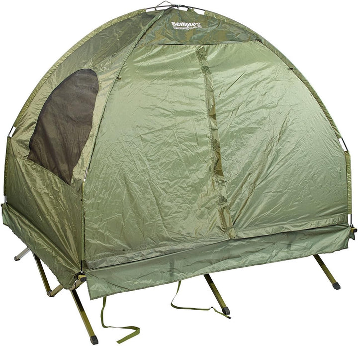 Zelt mit Feldbett 193.5 x 185 x 137 cm, 193.5 x 185 x 137 cm