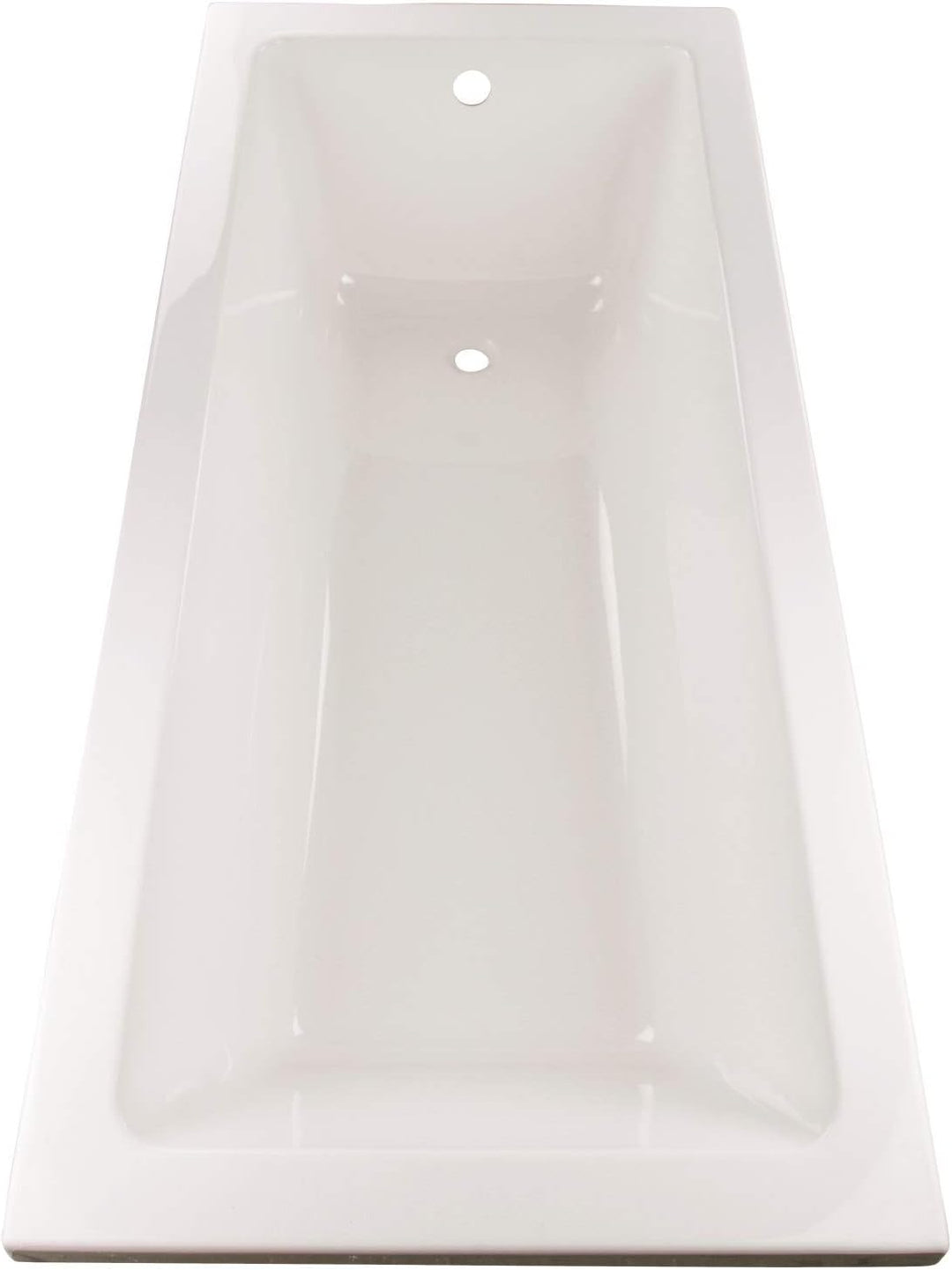 Calmwaters® Rechteck-Badewanne 170x75 cm, Acrylwanne Modern Square, ergonomische Körperformbadewanne