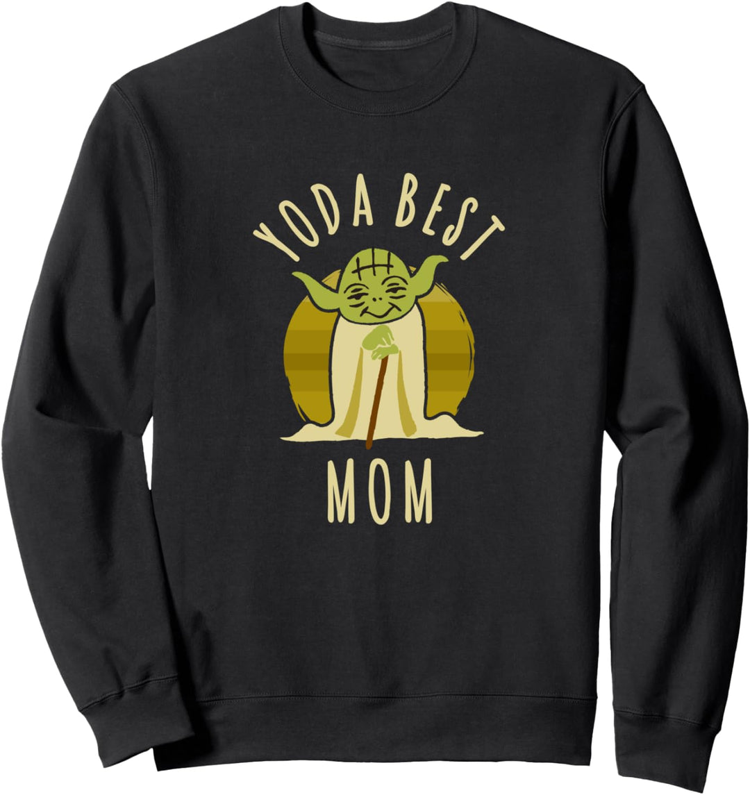 Star Wars Yoda Best Mom Cartoon Yoda Sweatshirt
