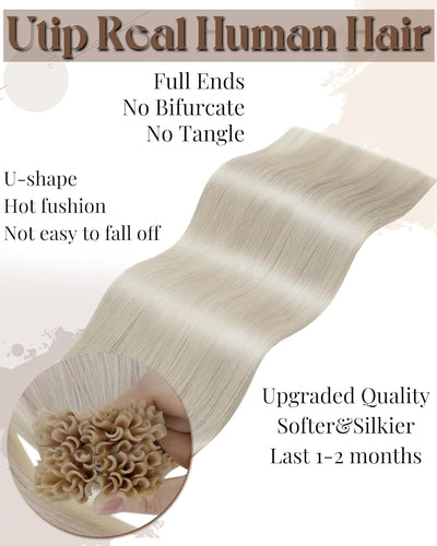 Hetto Blond Bonding Echthaar Extensions Keratin Echthaar Extensions Bondings Remy Bonding Extensions