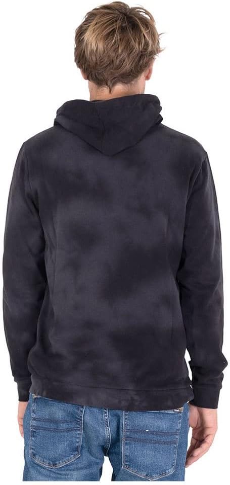 Hurley Herren M Fastlane Tie Dye Summer Pullov Sweatshirt XL Schwarz, XL Schwarz