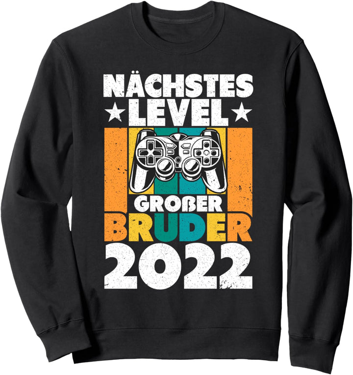 Nächstes Level Grosser Bruder 2022 Gaming Retro Familie Sohn Sweatshirt