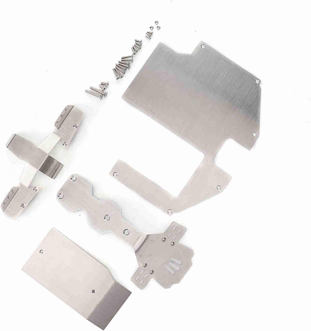 Udr Traxxas Udr Teile 304 Edelstahl Edelstahl Body Armor Front Chassis Heckschutz Set für Traxxas 1