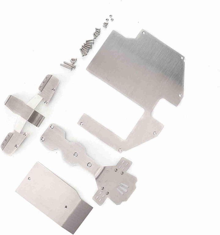 Udr Traxxas Udr Teile 304 Edelstahl Edelstahl Body Armor Front Chassis Heckschutz Set für Traxxas 1