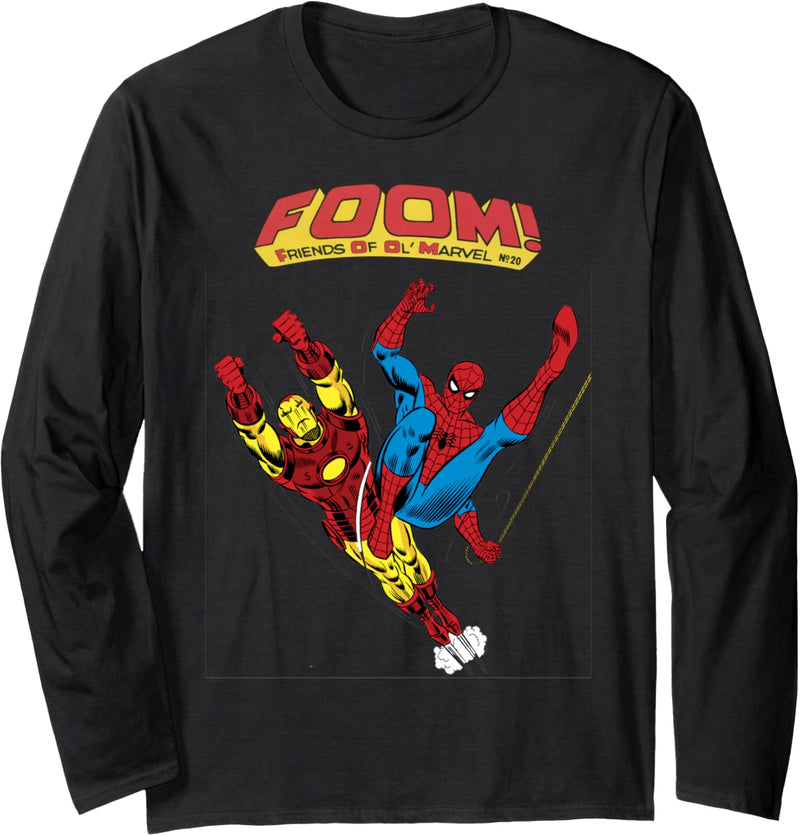 Marvel FOOM Iron Man & Spider-Man Action Pose Langarmshirt