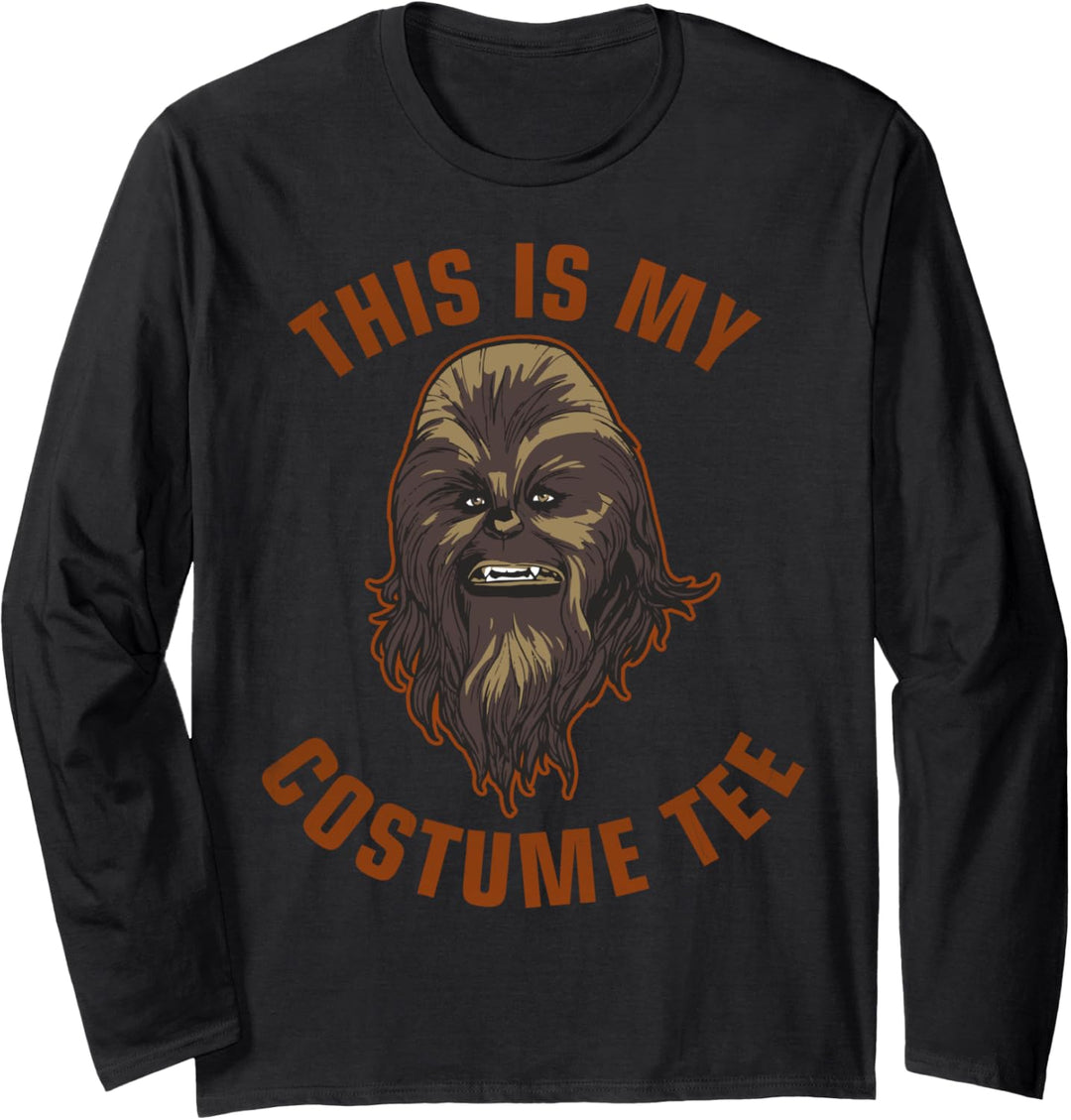 Star Wars Chewbacca Costume Langarmshirt