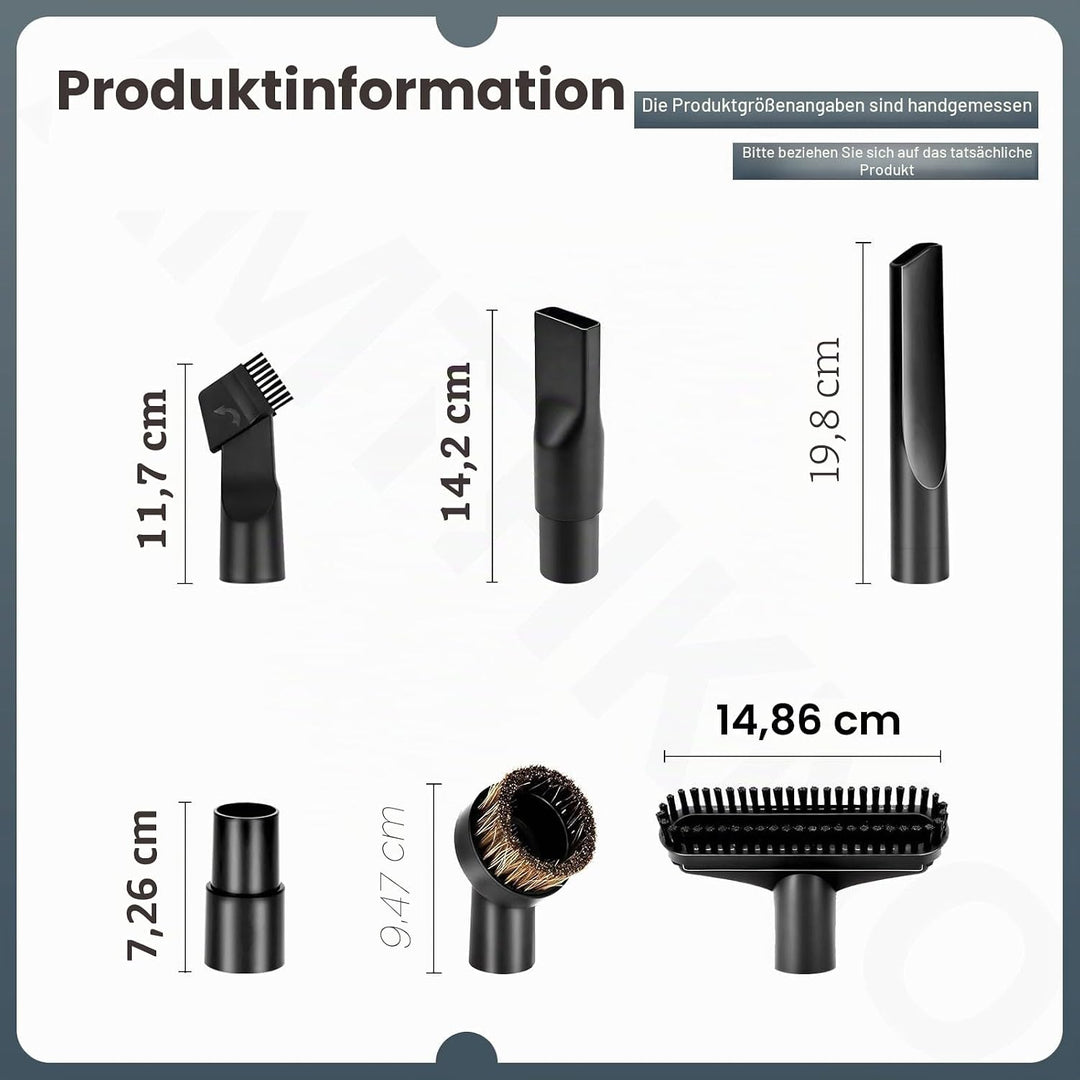 Universal-Aufsatzadapter-Set – ausziehbare Fugendüse, Dustbuster-Zubehör, kompatibel mit Black+Decke