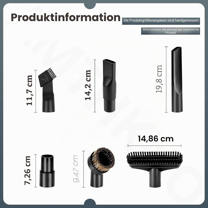 Universal-Aufsatzadapter-Set – ausziehbare Fugendüse, Dustbuster-Zubehör, kompatibel mit Black+Decke