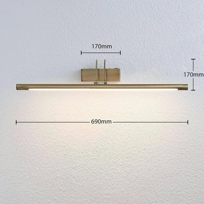 Lindby LED Wandleuchte, Wandlampe Innen 'Mailine' in Bronze aus Metall u.a. für Wohnzimmer & Esszimm