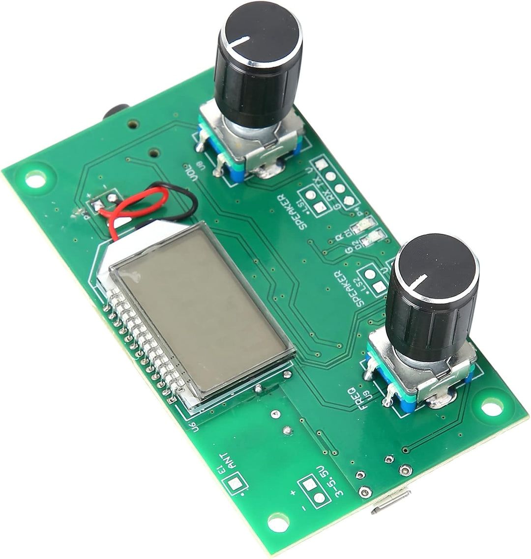 FM-Radio-Empfängermodul 87-108 MHz Stereo-Ausgang Radio DIY Drahtloser Empfänger LCD-Display DSP PLL