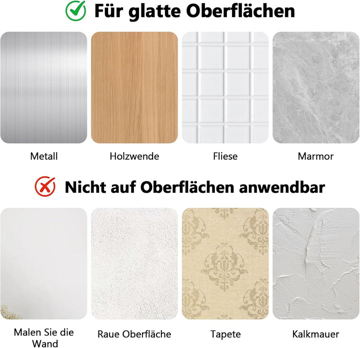 Duschablage Ohne Bohren Gold, 5 Stück Shampoo Halterung Für Dusche Mit Haken, Wiederverwendbar Edels