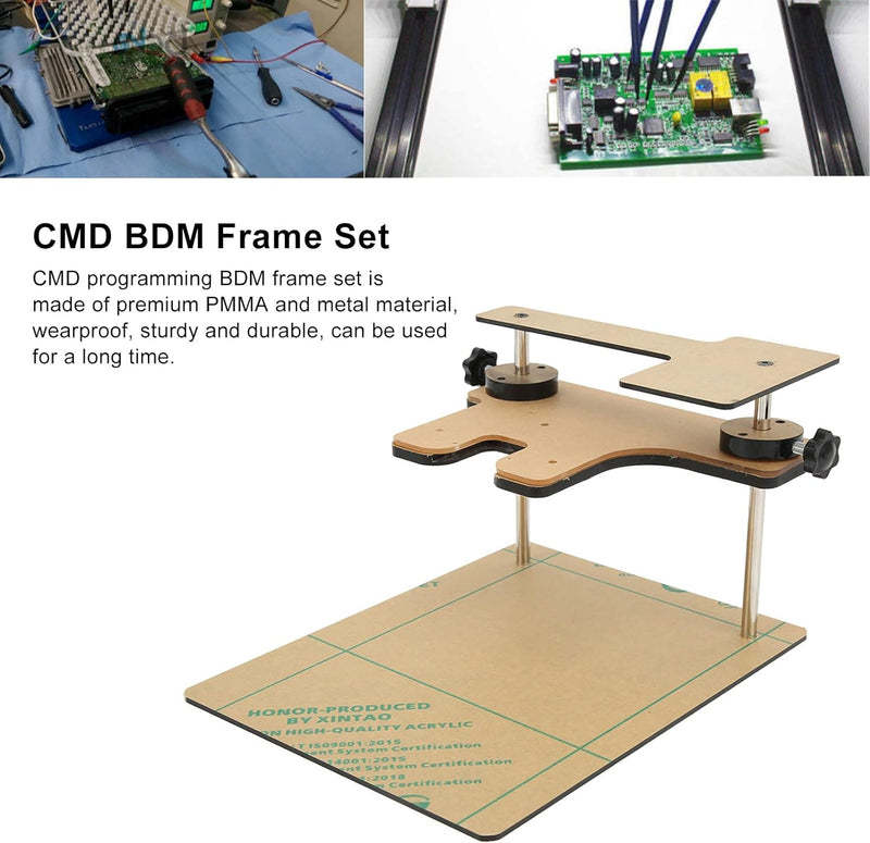 BDM-Rahmenset, BDM100-Rahmenadapter-Set Universelle PMMA-Metall-Programmierhalterung ECU-Chip-Diagno